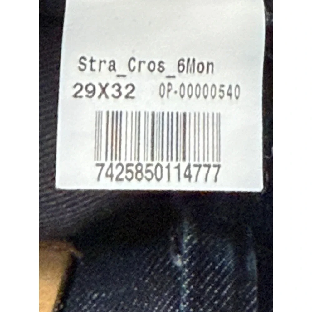 Mott & Bow Straight Crosby Jeans Mens 29x32 Dark Blue Stretch Denim Casual